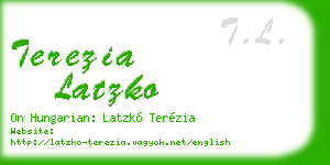 terezia latzko business card